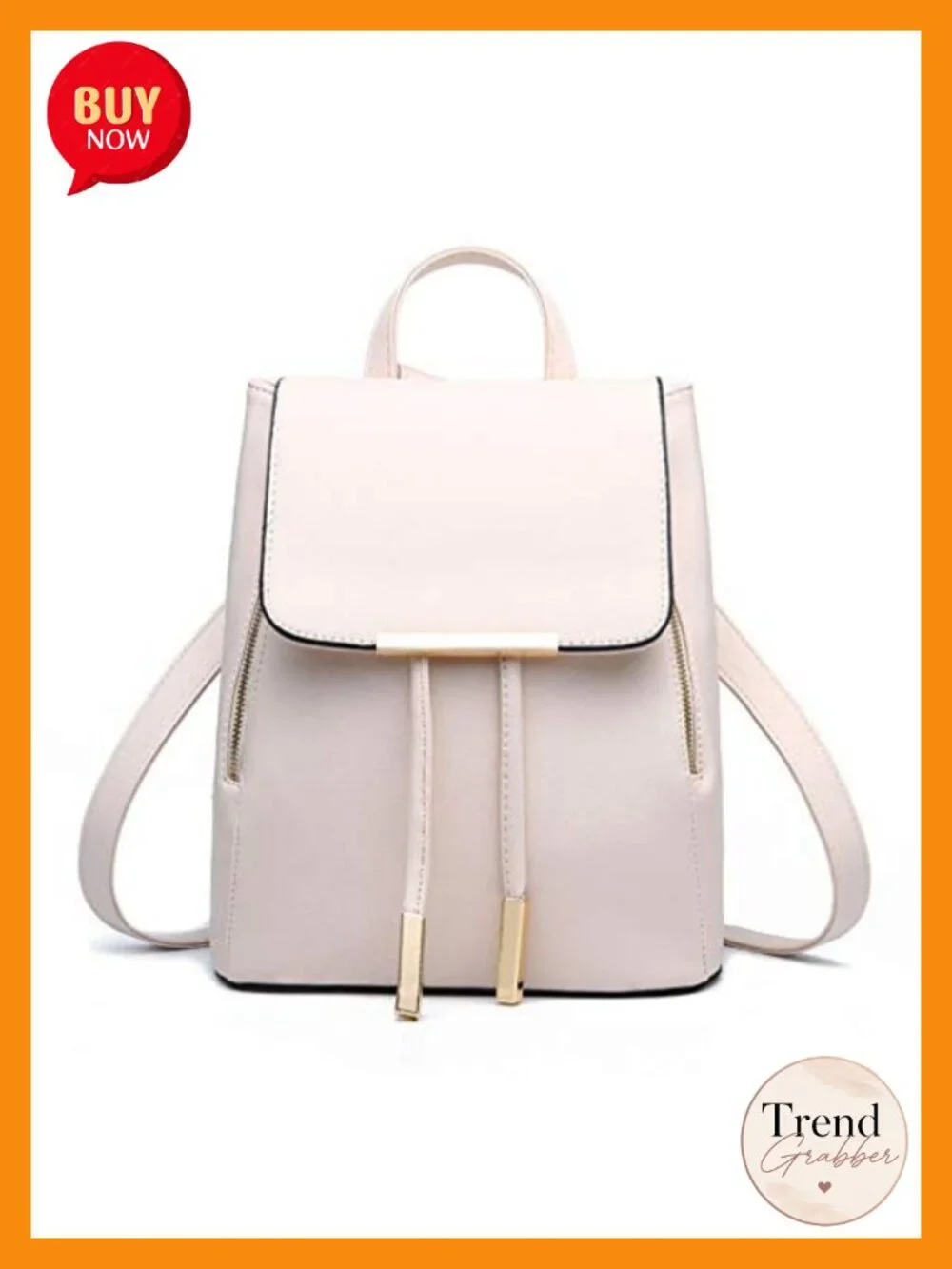 PU Leather Backpack Purse for Women - Anti Theft Travel Daypack with Adjustable